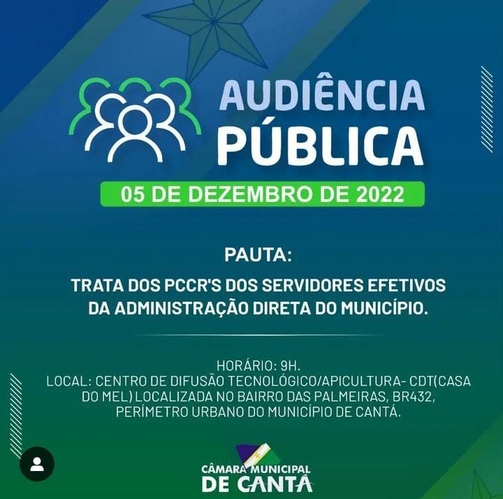 AUDIÊNCIA PÚBLICA 