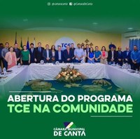 ABERTURA DO PROGRAMA TCE NA COMUNIDADE