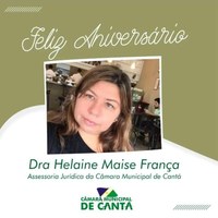 ANIVERSÁRIO DA Dra. HELAINE MAISE FRANÇA