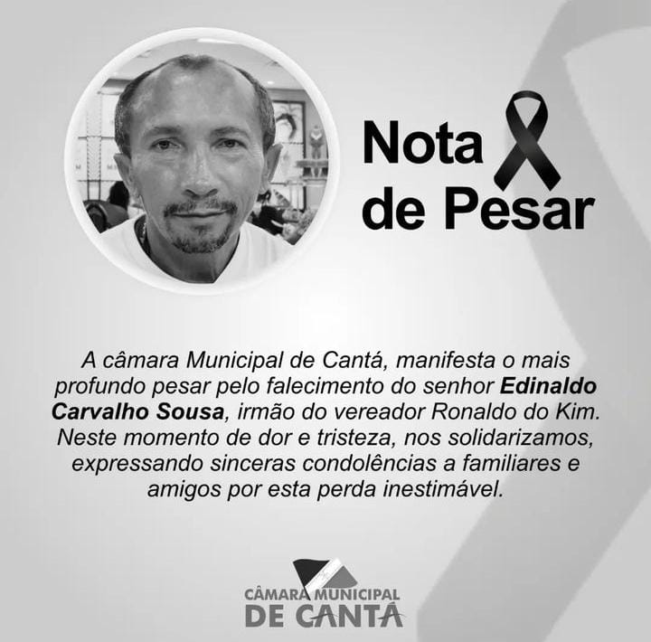 NOTA DE PESAR