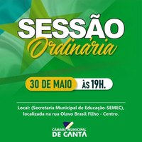 SESSÃO ORDINÁRIA