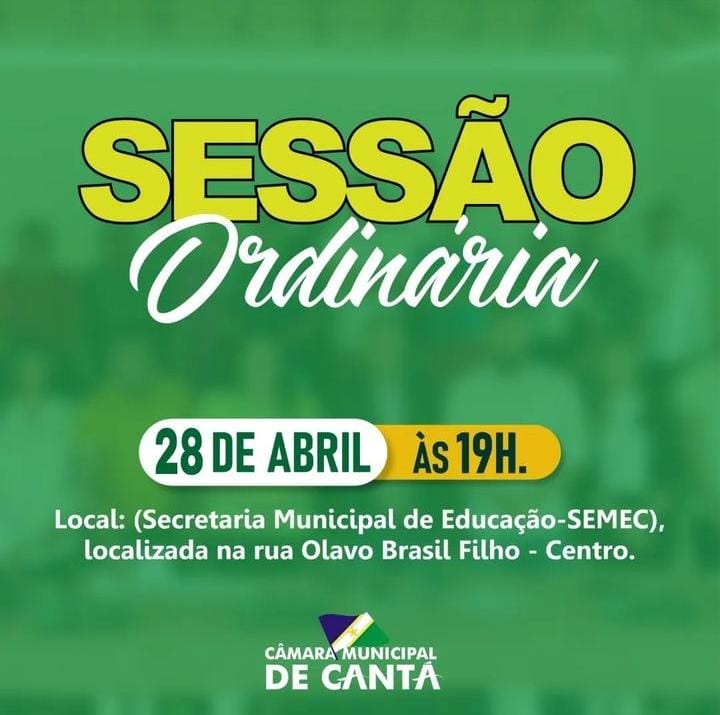 SESSÃO ORDINÁRIA