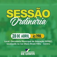 SESSÃO ORDINÁRIA