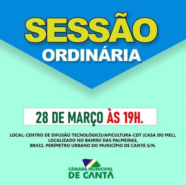 SESSÃO ORDINÁRIA