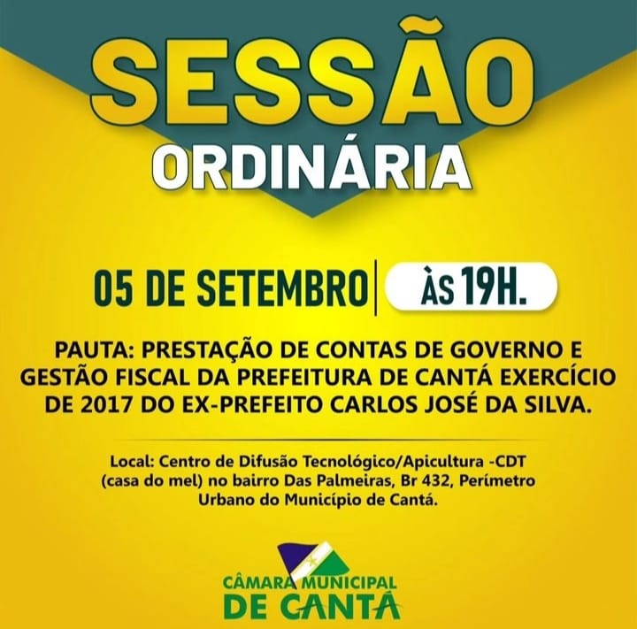 SESSÃO ORDINÁRIA