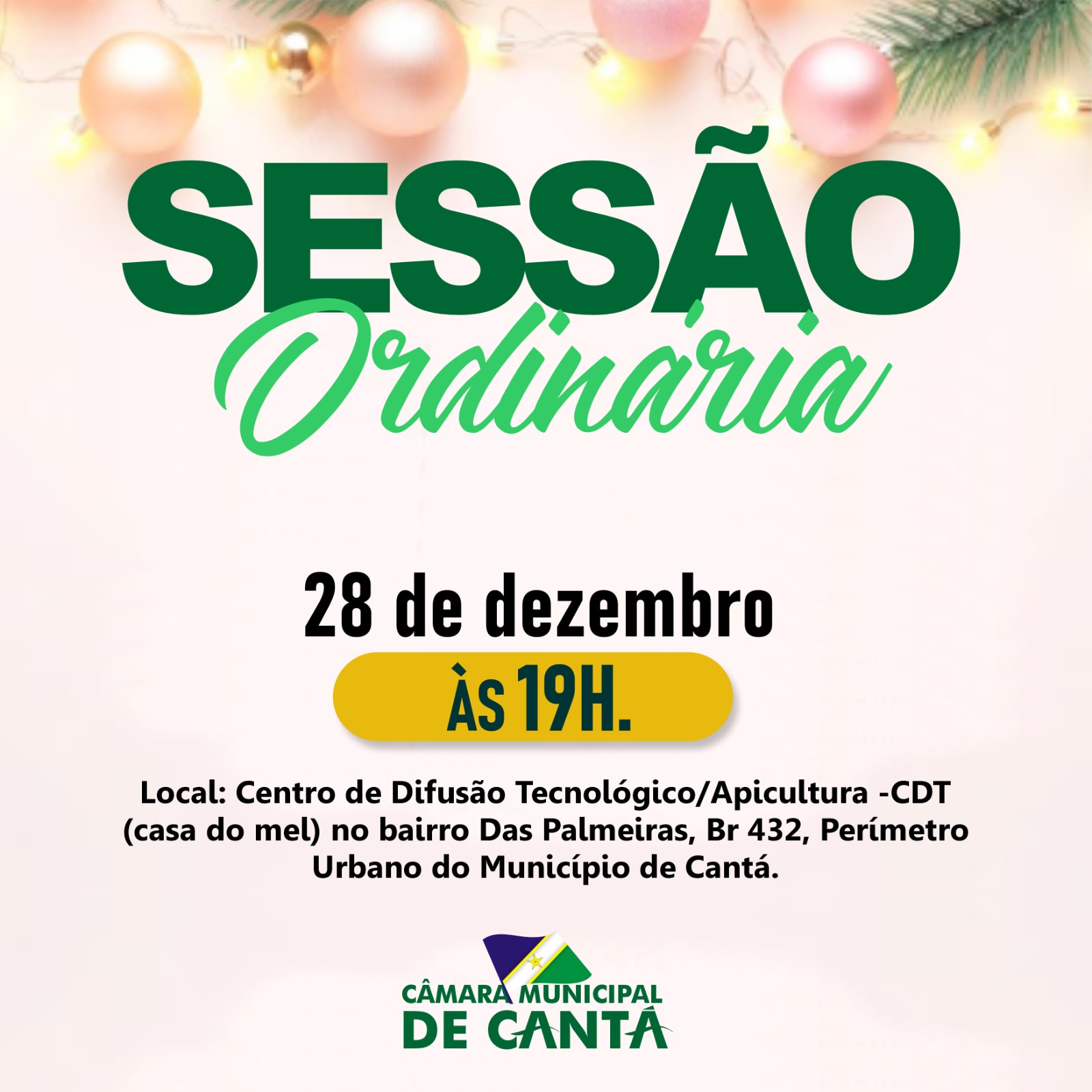 SESSÃO ORDINÁRIA