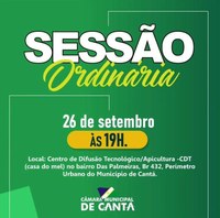 SESSÃO ORDINÁRIA 