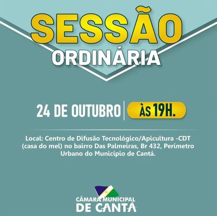 SESSÃO ORDINÁRIA