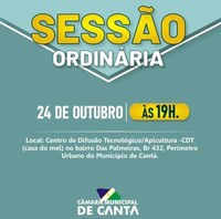 SESSÃO ORDINÁRIA