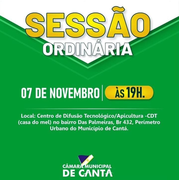 SESSÃO ORDINÁRIA