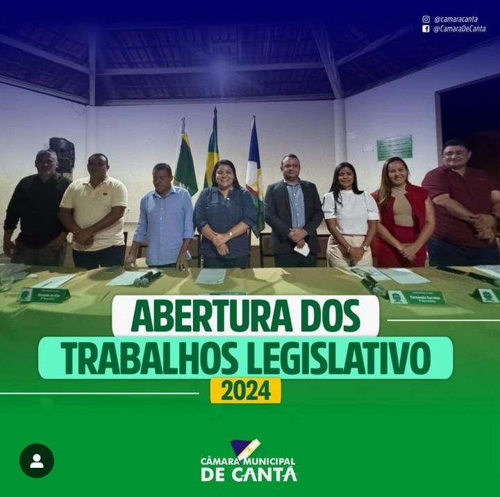 ABERTURA  DOS TRABALHOS LEGISLATIVO 2024